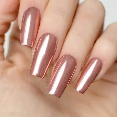 Mirror Chrome - 2 - Nail Art