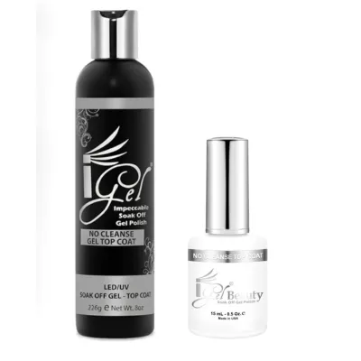 Gel - No Cleanse Top Coat - Refill - 8 oz