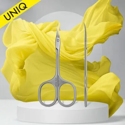 Pro Cuticle Scissors - Ballerina - Uniq 10 - Type 4 - SQ-10-4
