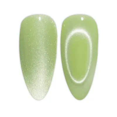 9D Cat Eye - 12 Glassball - Leafy Prowl