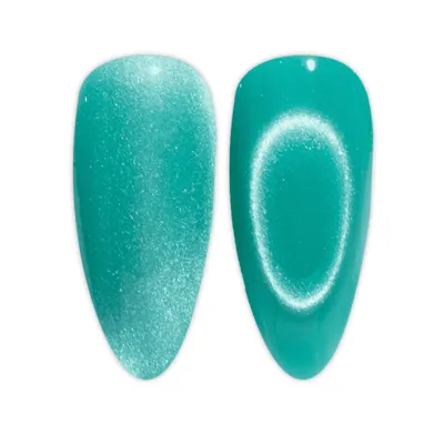 9D Cat Eye - 11 Glassball - Sea Glass