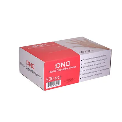 Clear Plastic Gloves - 500 count