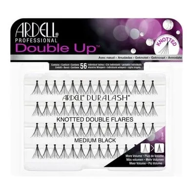 Double Up - Knotted Double Flares - Medium Black
