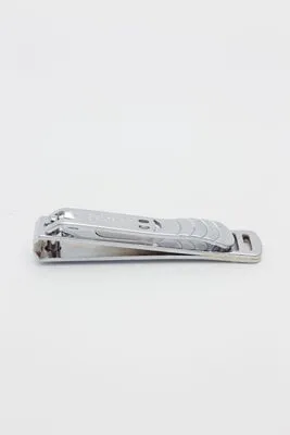Stainless Steel Nail Clipper - Smiley - Flat/Straight Cut - 1 ct