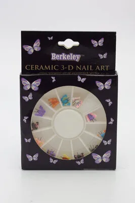 Nail Art 3D Ceramic - Butterflies