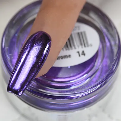 Nail Art Chrome - 14 Purple - 1 g