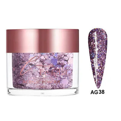 AG38 - Glitter Collection - AIO Powder - 2 oz
