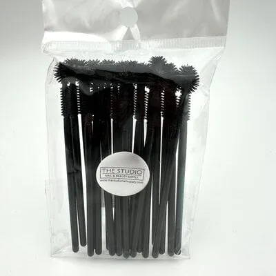 Defining Lash Brush Wands - Black - 20 ct