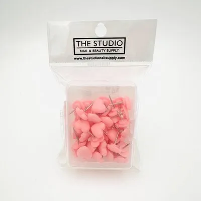 Heart Glue Pins - 50 ct