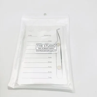 Acrylic Lash Palette - White - 9 x 14 cm