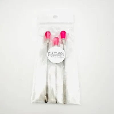 Mixing Tools - 3 pcs - Hot Pink