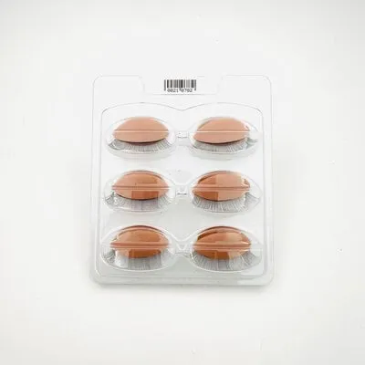 Practice Silicon Eyes - Brown - 3 pairs