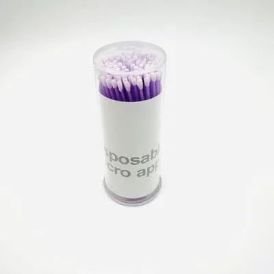 Disposable Micro Applicators - Purple - 100 ct