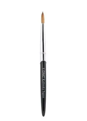 Kolinsky Acrylic Brush - Black - #8