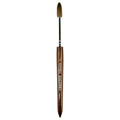 Kolinsky Acrylic Brush - Japan - Wood - #14