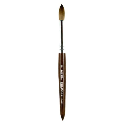 Kolinsky Acrylic Brush - Japan - Wood - #18