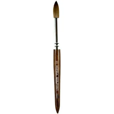 Kolinsky Acrylic Brush - Japan - Wood - #20