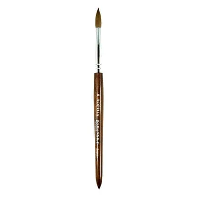 Kolinsky Acrylic Brush - Japan - Wood - #8