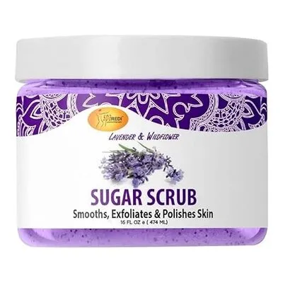 Sugar Scrub - 16 oz - Lavendar Wildflower