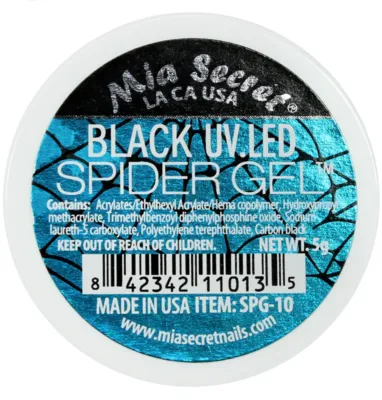 Spider Gel - Black (0.18 oz)