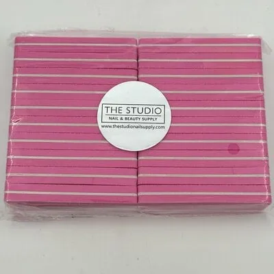 Small File Buffer - 100/180 - Pink - 20 ct