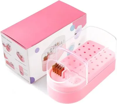 Folding Bit Holder - 30 Hole - Pink
