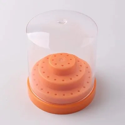 Nail Drill Bit Holder - 48 Holes - Orange
