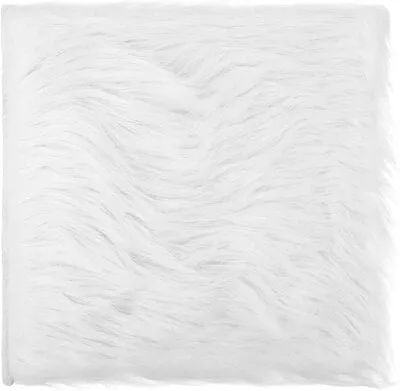 Display Photo Mat - White Square Fluffy - 15"x15"