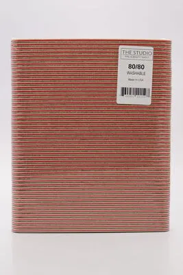Files - Rectangle - 80/80 - Brown/ Red - 50 count