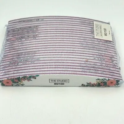 Files - Oval - 80/100 - Zebra/ Black - Chinese Redbud - 25 Count