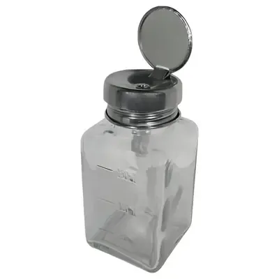 DL - Glass Pump Dispenser Bottle - 6 oz - DL-C334
