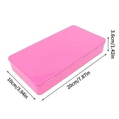 Empty Nail Tip Box - Dark Pink
