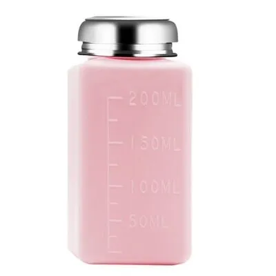 Liquid Pump Dispenser Bottle - Pink - 200 ml