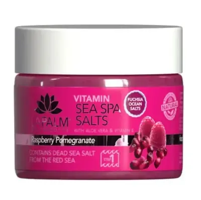 Step 1 - Sea Spa Salts - 12 oz - Raspberry Pomegranate