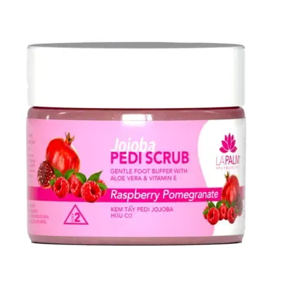 Step 2 - Jojoba Pedi Scrub - 12 oz - Raspberry Pomegranate