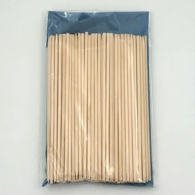 DL - Orange wood Sticks - 7" - 144 count - DL C41