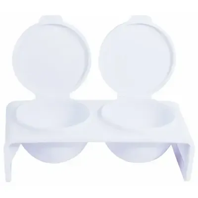 DL - Double Dappen Dish - White