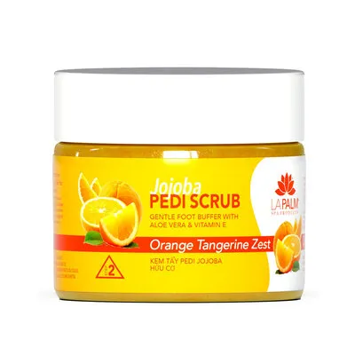 Step 2 - Jojoba Pedi Scrub - 12 oz - Orange Tangerine Zest