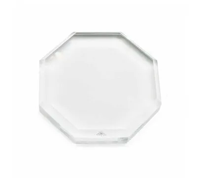 Octagon Glass Palette - Clear