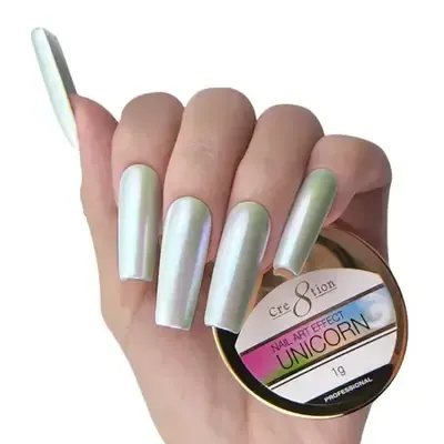 Nail Art Chrome - Unicorn 05