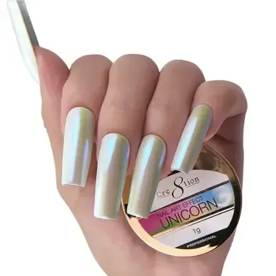 Nail Art Chrome - Unicorn 02