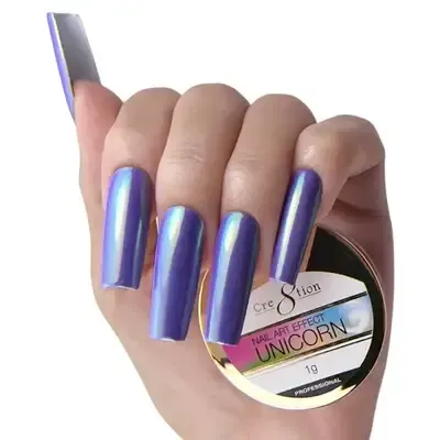 Nail Art Chrome - Unicorn 07