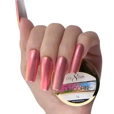 Nail Art Chrome - Unicorn 12