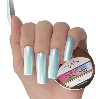 Nail Art Chrome - Unicorn 15