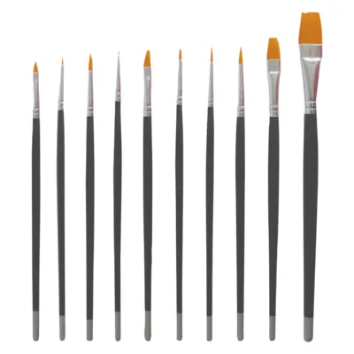 DL - Nail Art Brush Set - 10 piece - DL C69