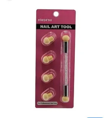 Nail Art Dotting Sponge Pen Tool - Pink