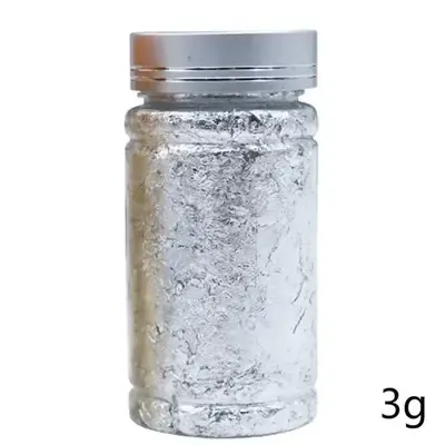 Foil Flakes - Silver - Large
