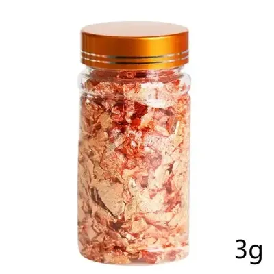 Foil Flakes - Rose Gold - Large