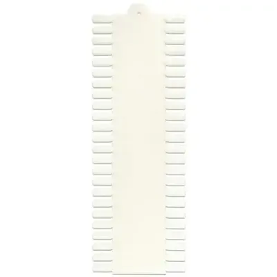 Tip Color Swatch - 48 Nail Sheet - Square Natural - 1 Ct