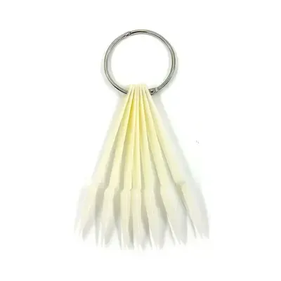 Tip Color Swatch - Individuals - Stiletto Natural - 50 count